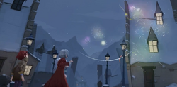 Fireworks in Hogsmeade MA