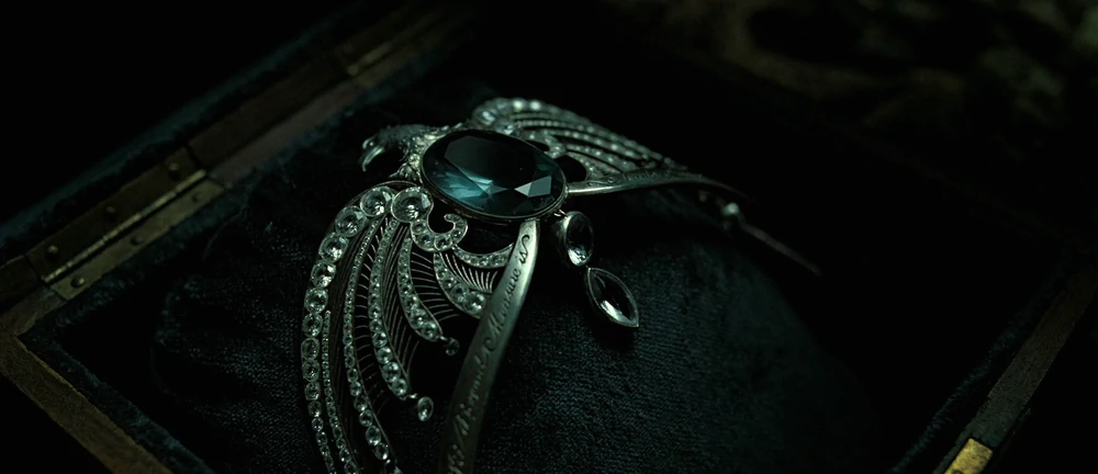 Rowena Ravenclaw Diadema Perdida Tiara Coroa Horcrux H P Fan Pingente  Presente Hogwarts House Luna Potterhead Relíquias da Morte