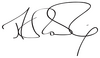 JK Rowling's signature