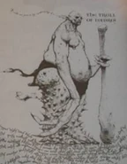 Тролль из Надрож. Иллюстрация в Чудовищной книги о чудовищах