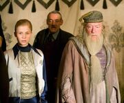 Delacour, Crouch e Dumbledore