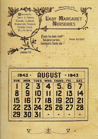 1943RiddleHouseCalendar