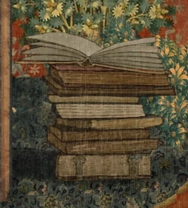 Books tapestry HL