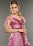 Hermione Granger dressed for the Yule Ball.