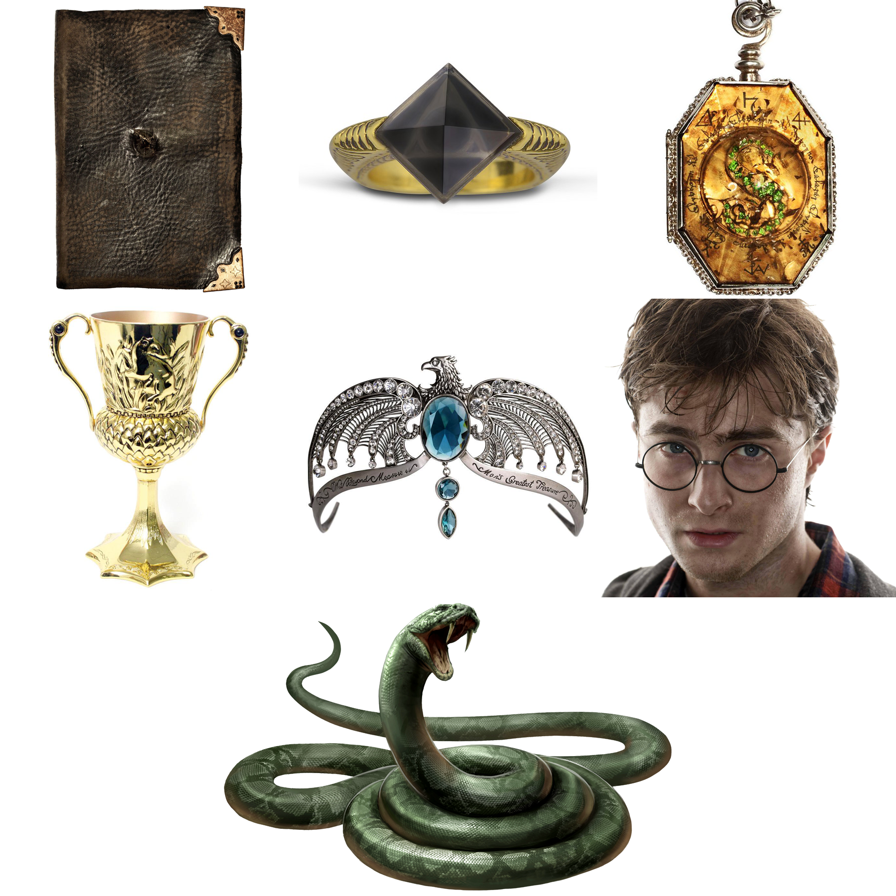 Horcruxes, 100 façons de les détruire - Harry Potter - 3 Reliques Harry  Potter