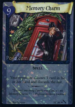 HARRY POTTER CHAMBER OF SECRETS TCG CCG Memory Charm 035 REG HARRY POTTER CHAMBER OF SECRETS TCG CCG Memory Charm 035 REG