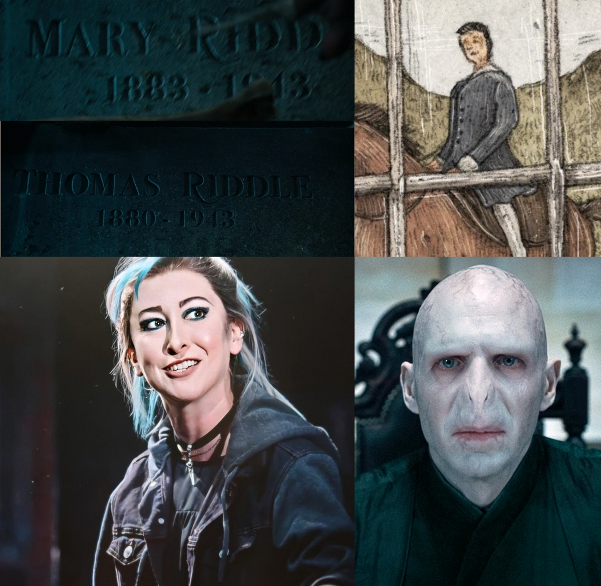 Who did Tom Riddle marry in Harry Potter?