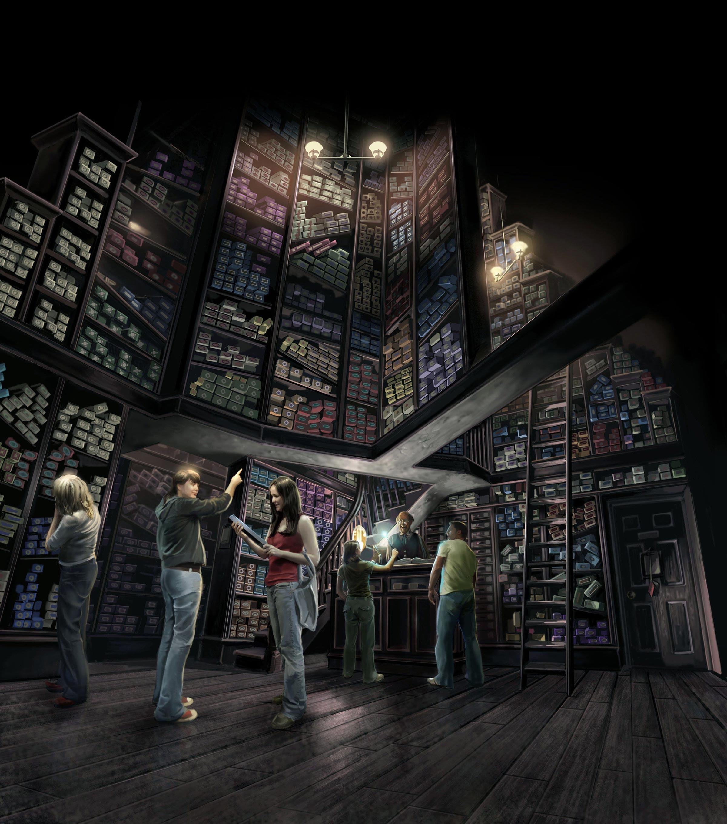 Ollivander S Wand Shop The Wizarding World Of Harry Potter Harry Potter Wiki Fandom