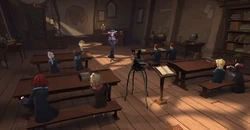 Professor Rowle teaching a class