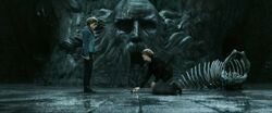 Hermione and Ron in the Chamber of Secrets 2 DHF2
