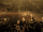 The first years' boats approach Hogwarts PSF.gif