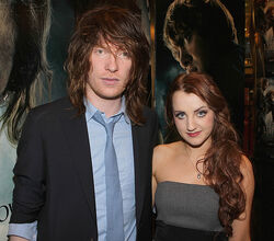 Domhnall Gleeson and Evanna Lynch at the Irish premiere of DHF1