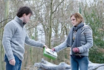 Harry y Hermione en el Bosque de Dean luego del ataqu en el Valle de Godric en 1997