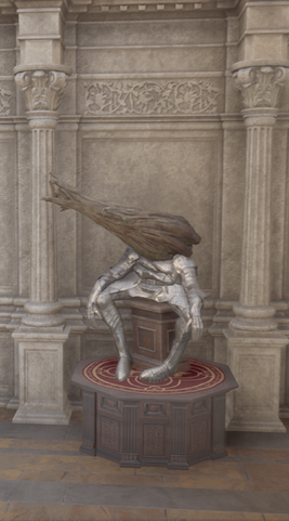 Flattened Armour Statue