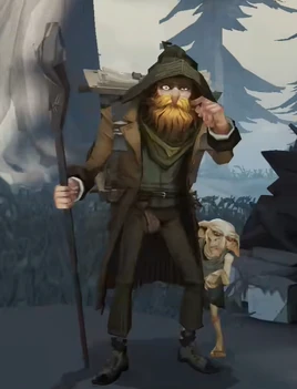 Forbidden Forest Trader and his elf MA