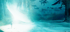 Patronus-Schild am großen See