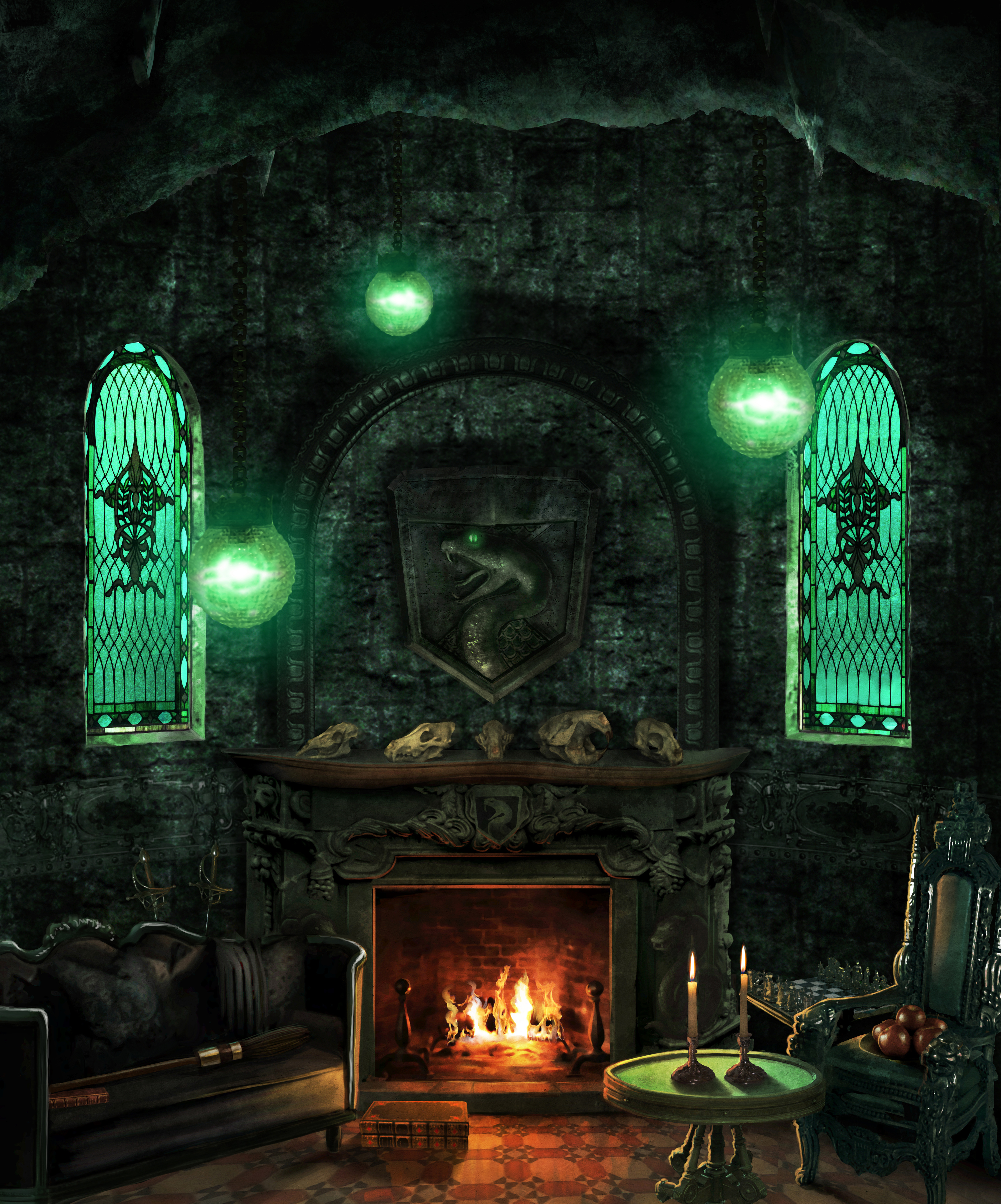 harry potter wallpaper hogwarts slytherin