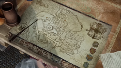 Map of Hogwarts that Professor Fig found HL