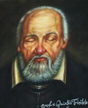 Professor Trimble's portrait in the 