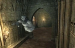 De Dikke Monnik in de gang op de eerste verdieping