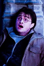 Гарри во время Битвы за Хогвартс