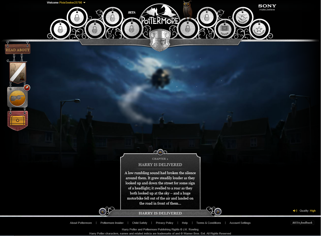 Pottermore  A Pottermore Journey