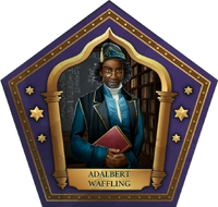 Adalbert Waffling Chocolate Frog Card HM