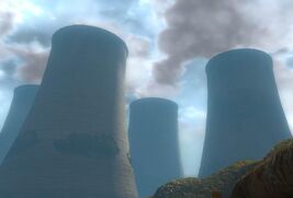 Abandoned nuclear power plant