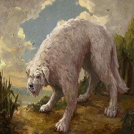 HL Painting AngryWolfHound D