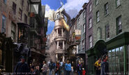 The Wizarding World of Harry Potter's Diagon Alley area