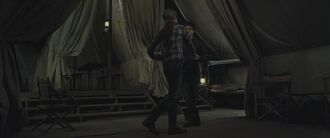 Harry and Hermione dancing inside the tent 02