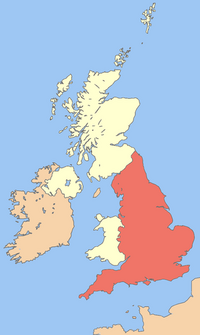 Uk map england