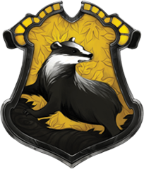 HARRY POTTER - Badge Poufsouffle Hufflepuff - Reliques de la Mort