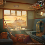 Hogwarts Express compartment - PAS