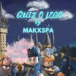 Grafika promująca Quiz o LEGO.