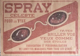 Affiche pour le Spray Céleste pour les Yeux (WWHP Epic Universe)