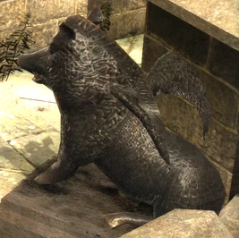 Gargouille solitaire