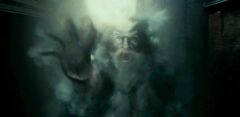 Dust illusion of Dumbledore