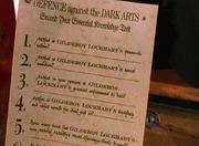 Le questionnaire distribué par Lockhart aux élèves.