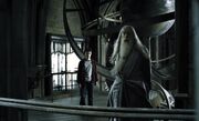 Harry and Dumbledore at the Astronomy Tower HBP