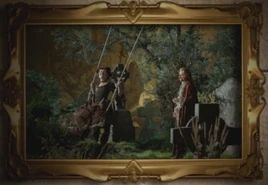 Portret kochanków na cmentarzu