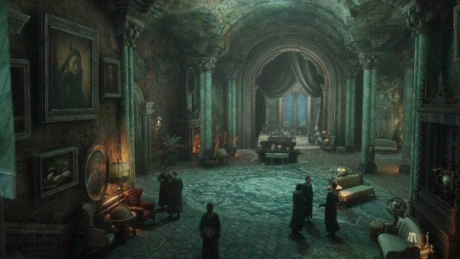 The Slytherin common room