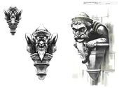 Gargoyle statue of Dwarves