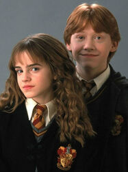 Hermione Granger and Ron Weasley COSF promo
