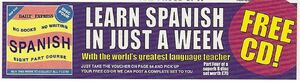 LearnSpanishCDsAd