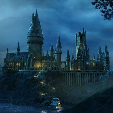 Hogwarts Castle Harry Potter Wiki, Harry Potter Table Lamp With Illuminated Hogwarts Castle