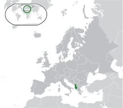 Location Albania Europe