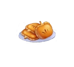 Тарелка тыквенных печений