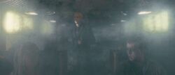 The Hogwarts Express clouded with darkness powder