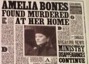 Амелия на первой полосе «Ежедневного Пророка»